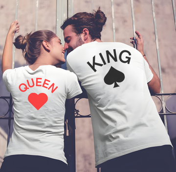 Комплект Унисекс Тениски: King & Queen