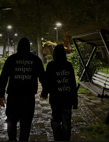 Комплект Унисекс Худита: sniper x wifey